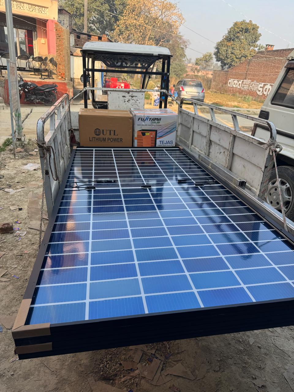 Solar Panel Samples Display